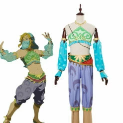 The Legend Of Zelda Breath Of The Wild Gerudo Link Halloween Cosplay Costume