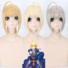 Anime FGO Fate Stay Night Arturia Pendragon Saber Blonde Grey Styled Updo 3 Colors Cosplay Wigs -COSPLAY CLANS Sales Store 0 19555cba 1d96 4416 8d15 31946501c413