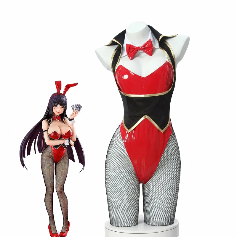 Anime Kakegurui Yumeko Jabami Bunny Girl Cosplay Costumes 3 Anime Kakegurui Yumeko Jabami Bunny Girl Cosplay Costumes