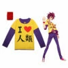 Anime No Game No Life Sora Long Sleeve T-shirt Cosplay Costume With Wrister