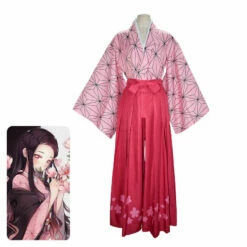 Anime Demon Slayer Kimetsu No Yaiba Nezuko Kamado Kimono Halloween Cosplay Costumes