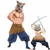 Anime Demon Slayer Kimetsu No Yaiba Inosuke Hashibira Cosplay Costume