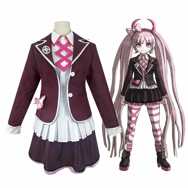 Anime Danganronpa Another Episode: Ultra Despair Kotoko Utsugi Outfits Cosplay Costume 3 Anime Danganronpa Another Episode: Ultra Despair Kotoko Utsugi Outfits Cosplay Costume