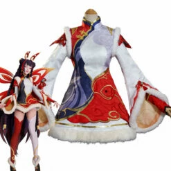Game LOL Paper Cut Mythmaker Seraphine Cosplay Costume