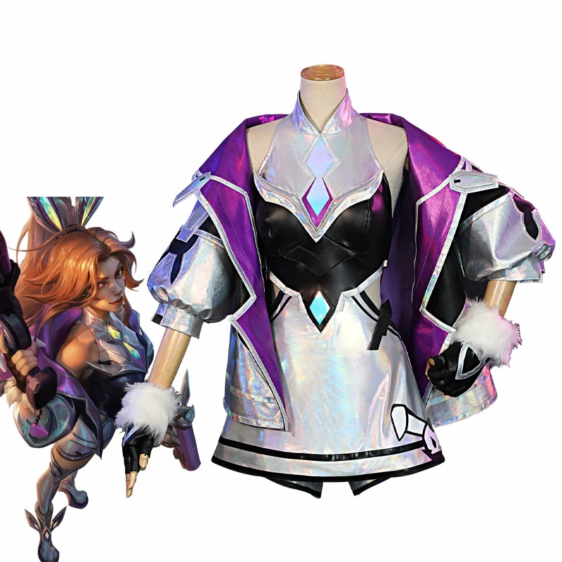 Game LOL Battle Bunny Miss Fortune Cosplay Costume 3 Game LOL Battle Bunny Miss Fortune Cosplay Costume