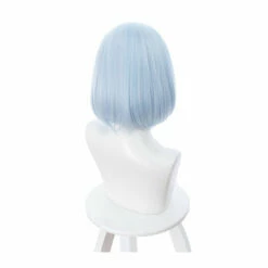 Anime Date A Live Origami Tobiichi Short Light Blue Cosplay Wigs -COSPLAY CLANS Sales Store 10163727148 1251689313