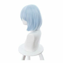 Anime Date A Live Origami Tobiichi Short Light Blue Cosplay Wigs -COSPLAY CLANS Sales Store 10191337931 1251689313