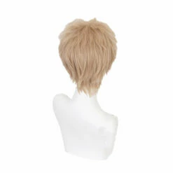 Anime One Punch Man Genos Demon Cyborg Short Khaki Cosplay Wigs -COSPLAY CLANS Sales Store 10856815134 1400667367