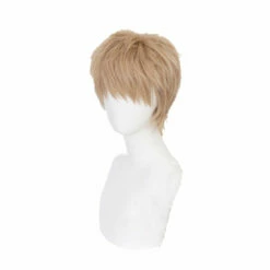 Anime One Punch Man Genos Demon Cyborg Short Khaki Cosplay Wigs -COSPLAY CLANS Sales Store 10884626227 1400667367