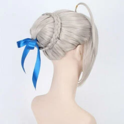 Anime FGO Fate Stay Night Arturia Pendragon Saber Blonde Grey Styled Updo 3 Colors Cosplay Wigs -COSPLAY CLANS Sales Store 10 3892b0a2 1188 4fcb 9511 0ca10bcfe678