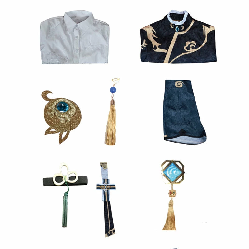 Game Genshin Impact Xingqiu Cosplay Costumes 8 Game Genshin Impact Xingqiu Cosplay Costumes - Image 6