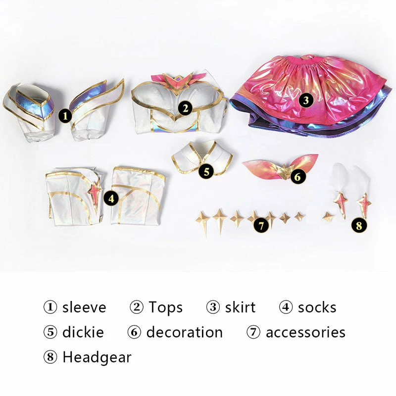 Game LOL Star Guardian 2022 Kaisa Cosplay Costumes 8 Game LOL Star Guardian 2022 Kaisa Cosplay Costumes - Image 6