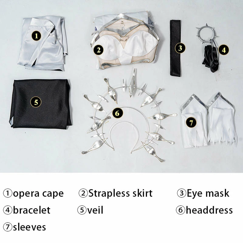 Game Path To Nowhere Nox Ashen Prayer Cosplay Costumes 7 Game Path To Nowhere Nox Ashen Prayer Cosplay Costumes - Image 5