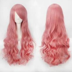 Women Wavy Sweet 80cm Long Pink Red Orange Red Lolita Fashion Wigs With Bangs -COSPLAY CLANS Sales Store 11 b3410cbe 1f93 4a89 b1b1 f2ab3a83ee2a