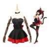 Anime Date A Live Kurumi Tokisaki Black Cat Maid Dress Cosplay Costume -COSPLAY CLANS Sales Store 121 5959bc3a e1b0 427b b7c4 fdb9df13879c