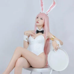 Anime DARLING In The FRANXX 02 Zero Two Bunny Girl White Cosplay Costumes -COSPLAY CLANS Sales Store 12 86b356d4 cbd9 447d 99a7 6917bb2f7503