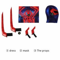 Spider-Man: Across The Spider-Verse Spider-Man 2099 Miguel O'Hara Jumpsuit Cosplay Costumes -COSPLAY CLANS Sales Store 12 f00c26d3 4043 4544 beca 9115ad880b3e