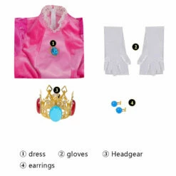 The Super Mario Bros. Movie 2023 Princess Peach Cosplay Costumes -COSPLAY CLANS Sales Store 12 f1405b3d 74a3 4473 807f 0b046c4d94c8