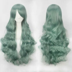 Women Wavy Sweet 80cm Long Green Lolita Fashion Wigs With Bangs -COSPLAY CLANS Sales Store 13 21012dec e8a1 4f59 8914 e17ce8ca7c53