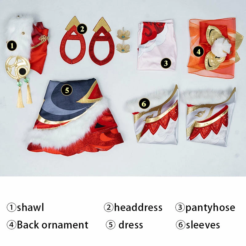 Game LOL Cinematic Mythmaker Gwen Cosplay Costumes 7 Game LOL Cinematic Mythmaker Gwen Cosplay Costumes - Image 5