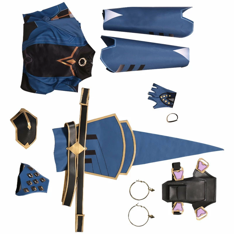 Game Valorant Reyna Cosplay Costumes 7 Game Valorant Reyna Cosplay Costumes - Image 5