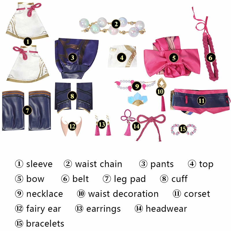 Game LOL Spirit Blossom Syndra Cosplay Costumes 7 Game LOL Spirit Blossom Syndra Cosplay Costumes - Image 5