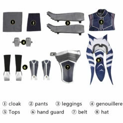 Star Wars The Clone Wars Ahsoka Tano Cosplay Costumes -COSPLAY CLANS Sales Store 14 a72e03b3 e1b7 45ce ac85 8bd6549fef65
