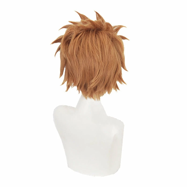Anime My Hero Academia Wing Hero Hawks Keigo Takami Short Brown Cosplay Wigs 6 Anime My Hero Academia Wing Hero Hawks Keigo Takami Short Brown Cosplay Wigs - Image 4