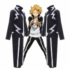 Anime My Hero Academia Denki Kaminari Cosplay Costume -COSPLAY CLANS Sales Store 18157732458 247680572