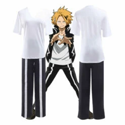 Anime My Hero Academia Denki Kaminari Cosplay Costume -COSPLAY CLANS Sales Store 18157744121 247680572
