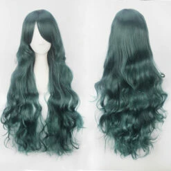 Women Wavy Sweet 80cm Long Green Lolita Fashion Wigs With Bangs -COSPLAY CLANS Sales Store 19 7125f6ff 19f8 4e3e a542 f6b1f44d51b6