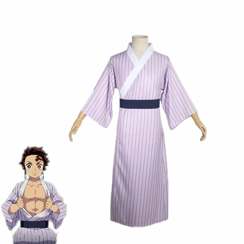 Anime Demon Slayer Kimetsu No Yaiba Tanjirou Kamado Pajamas Cosplay Costumes 3 Anime Demon Slayer Kimetsu No Yaiba Tanjirou Kamado Pajamas Cosplay Costumes