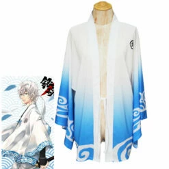 Anime Gintama Sakata Gintoki Cape Cosplay Costumes