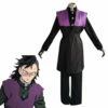 Anime Demon Slayer Kimetsu No Yaiba Genya Shinazugawa Cosplay Costumes
