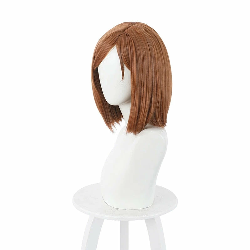 Anime Jujutsu Kaisen Nobara Kugisaki Short Brown Cosplay Wigs 5 Anime Jujutsu Kaisen Nobara Kugisaki Short Brown Cosplay Wigs - Image 3