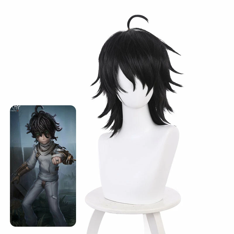Game Identity V Patient Emile Black Cosplay Wigs 3 Game Identity V Patient Emile Black Cosplay Wigs