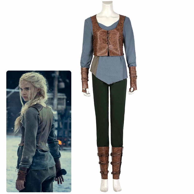 The Witcher Season 2 Ciri Fullset Cosplay Costumes 3 The Witcher Season 2 Ciri Fullset Cosplay Costumes