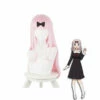 Anime Kaguya-sama: Love Is War Chika Fujiwara Pink Long Cospaly Wigs