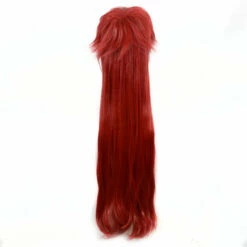 Anime Black Butler Grell Sutcliff Long Dark Red Cosplay Wigs -COSPLAY CLANS Sales Store 1 4