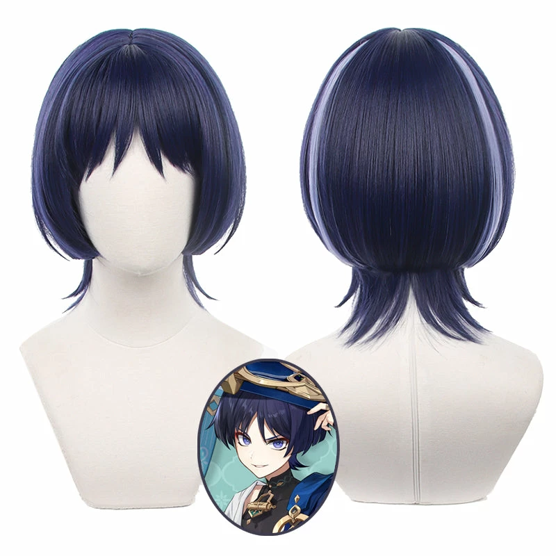 Game Genshin Impact Wanderer Cosplay Wigs 3 Game Genshin Impact Wanderer Cosplay Wigs