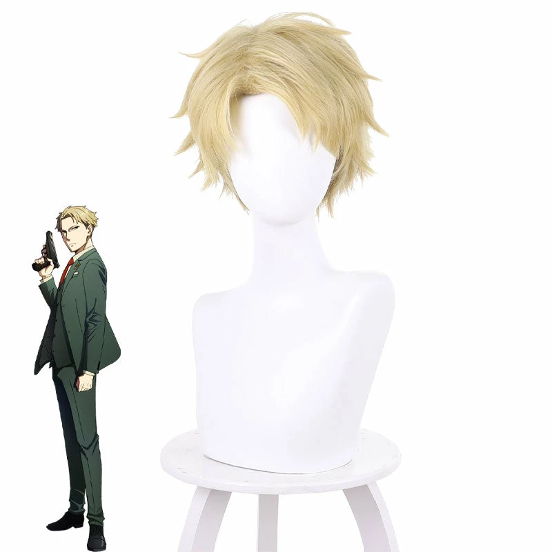 Anime SPY×FAMILY Twilight Loid Forger Blonde Cosplay Wigs 3 Anime SPY×FAMILY Twilight Loid Forger Blonde Cosplay Wigs
