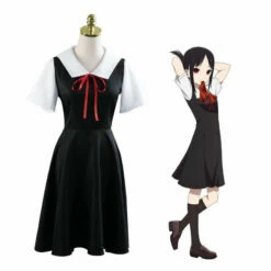 Anime Kaguya Sama Love Is War Kaguya Shinomiya Short Sleeve Uniform Cosplay Costume