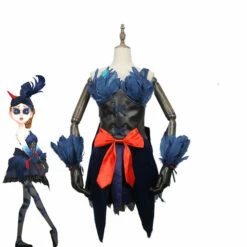 Game Identity V Coordinator Black Swan Matha Behamfil Cosplay Costume