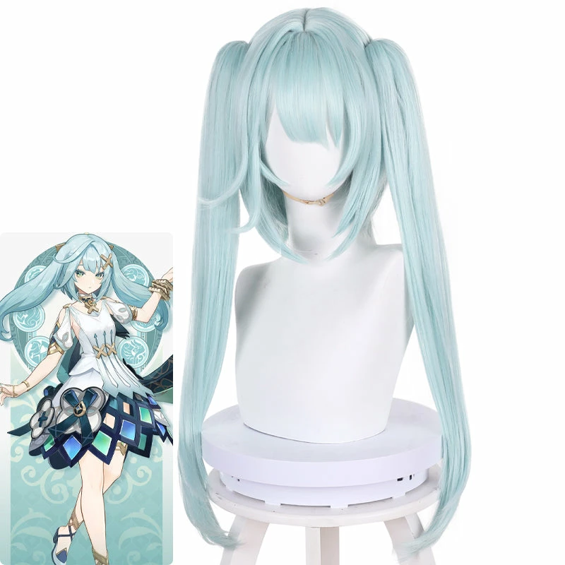 Game Genshin Impact Faruzan Cosplay Wigs 3 Game Genshin Impact Faruzan Cosplay Wigs