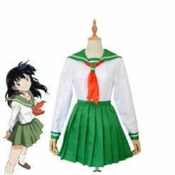Anime Inuyasha Higurashi Kagome Cosplay Costume