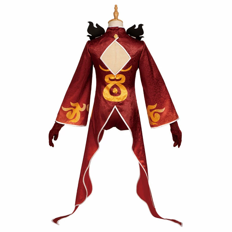 Game Genshin Impact Indarias Pyro Yakshas Cosplay Costumes 4 Game Genshin Impact Indarias Pyro Yakshas Cosplay Costumes - Image 2