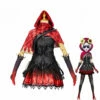 Game Identity V Mechanic Red Riding Hood Tracy Reznik Cosplay Costume