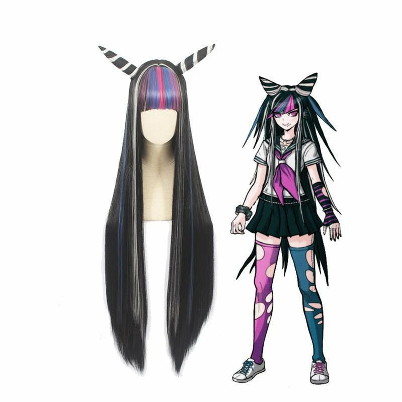 Anime Danganronpa: Trigger Happy Havoc Mioda Ibuki 100cm Long Straight Cosplay Wigs 3 Anime Danganronpa: Trigger Happy Havoc Mioda Ibuki 100cm Long Straight Cosplay Wigs