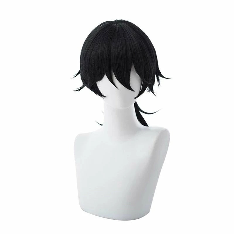 FGO Fate/Grand Order Ryouma Sakamoto 50cm Black Halloween Cosplay Wigs 4 FGO Fate/Grand Order Ryouma Sakamoto 50cm Black Halloween Cosplay Wigs - Image 2