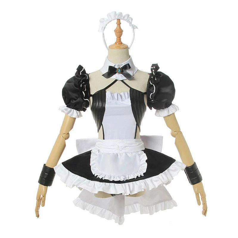 FGO Fate Grand Order Shuten Douji Sexy Maid Dress Uniform Cosplay Costumes 4 FGO Fate Grand Order Shuten Douji Sexy Maid Dress Uniform Cosplay Costumes - Image 2